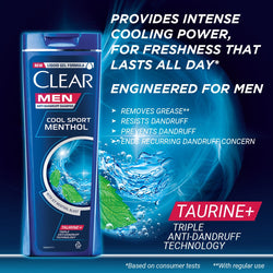 Clear Men Cool Sport Menthol Shampoo 180ml