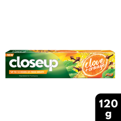 Closeup Naturals Clove and Orange Toothpaste 120g