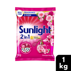 Sunlight Clean and Rose Fresh Detergent Powder 1kg