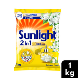 Sunlight Clean and Jasmine Fresh Detergent Powder 1kg