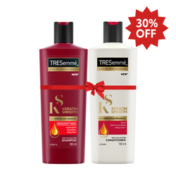 Tresemme Keratin Smooth Shampoo 185ml & Conditioner 190ml Bundle