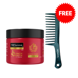 Tresemme Keratin Smooth Hair Mask 300ml + Free Hair Detangling Comb