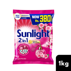 Sunlight Clean and Rose Fresh Detergent Powder 1kg