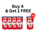 Lifebuoy Total Handwash 180ml BUY 4 GET 1 FREE