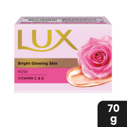 Lux Rose Bright Glowing Skin Pink Soap 70g