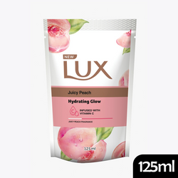 Lux Juicy Peach Hydrated Glow Bodywash 125ml