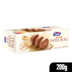 Tiara Swiss Roll Chocolate 200g