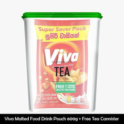 Free Tea Cannister for Viva Malted Food Drink 600g !