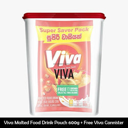 Free Viva Cannister for Viva Malted Food Drink 600g !