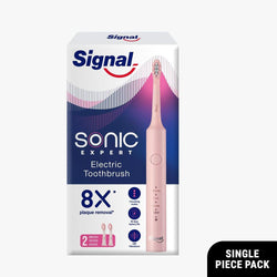 Signal Sonic Expert Electric Toothbrush - Pink Starter Kit