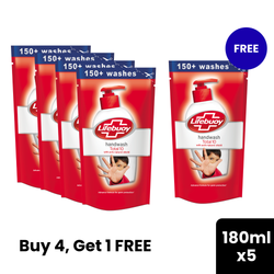 Lifebuoy Total Handwash 180ml BUY 4 GET 1 FREE