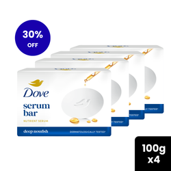 Dove Serum Beauty Cream Bar 100g - Multibuy Deal - Buy 4 Get 30% off