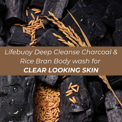 Lifebuoy Deep Cleanse Charcoal & Rice Bran Bodywash 240ml