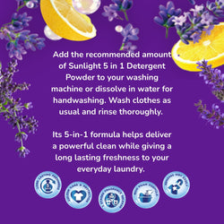 Sunlight Lavendar Fresh Detergent Powder 1kg