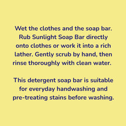 Sunlight Yellow Detergent Bar 110g