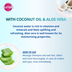 Sunsilk Coconut Oil & Aloe Vera Bouncy Volume Shampoo 200ml